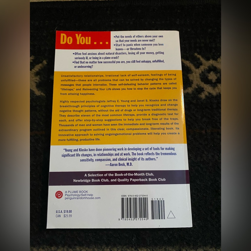 “Reinventing Your Life” Book - Picture 2 of 2